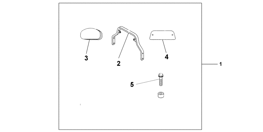 VT750DC2 Back rest low