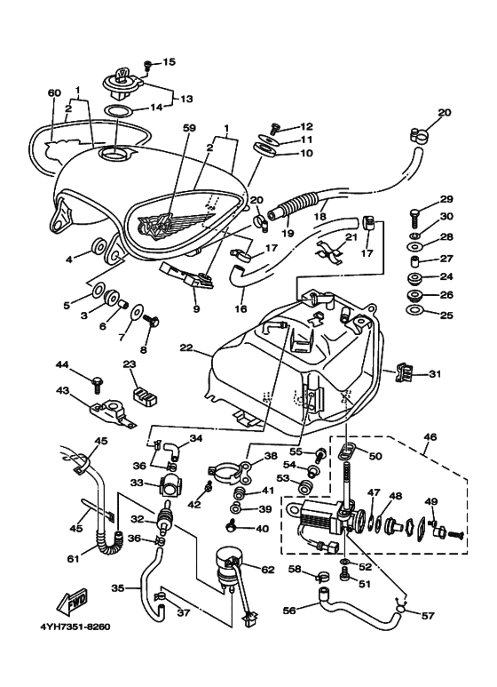XV535 Tank fuel