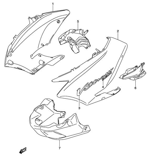 Side cowling