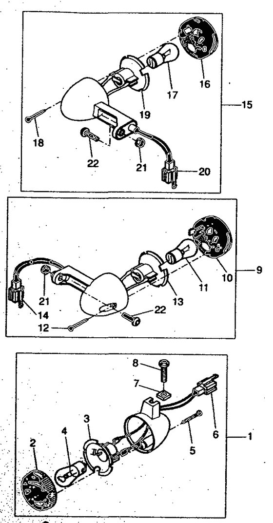 YH50 Поворотники