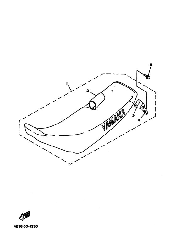 YZ80LW Пружина
