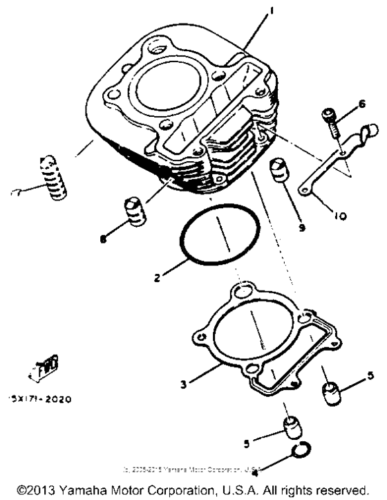 XT125J Цилиндры