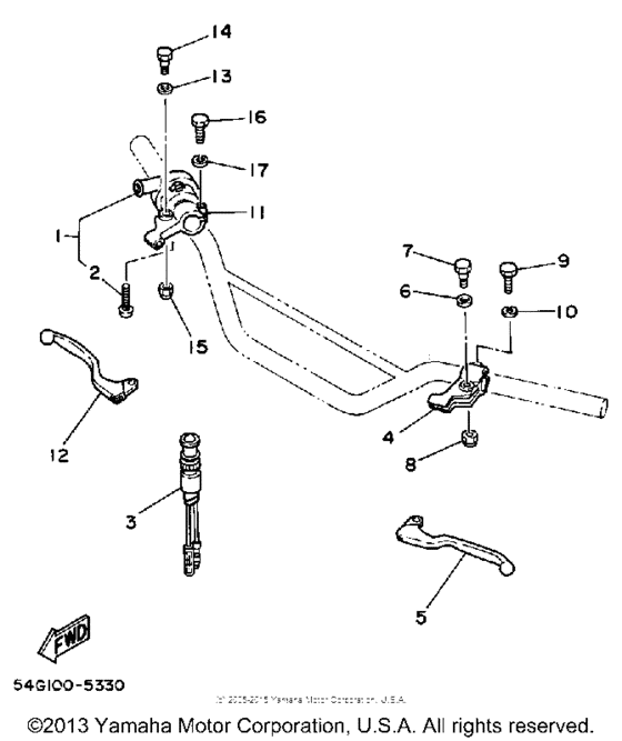 Handle switch - lever