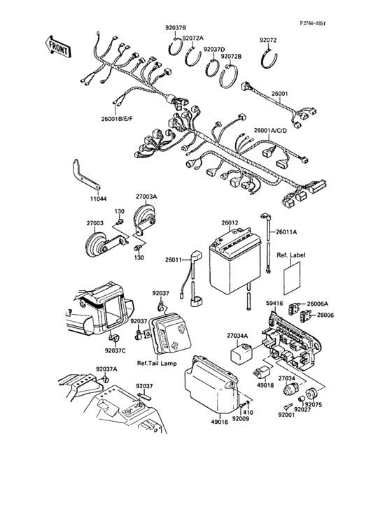 Chassis electrical equipment(1/2)