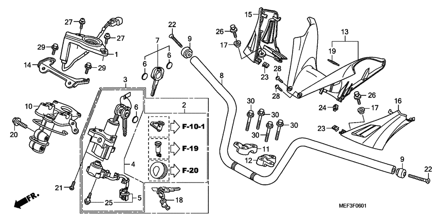 Handle pipe/handle cover