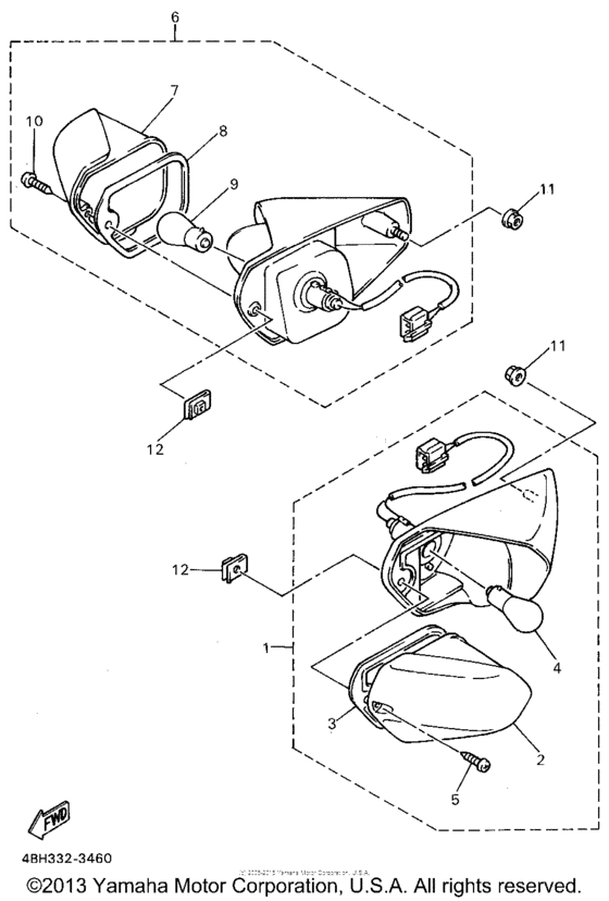 GTS1000AFC Turnsignal flasher light