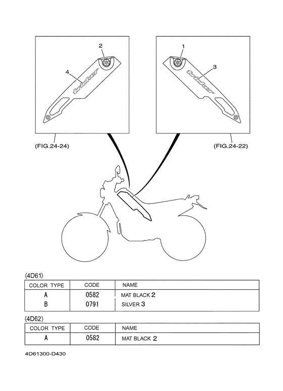 XG250 Graphic & emblem