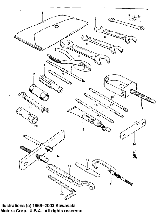 Owner tools/special service tools