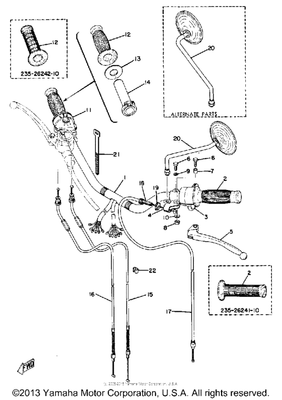 Handle wire