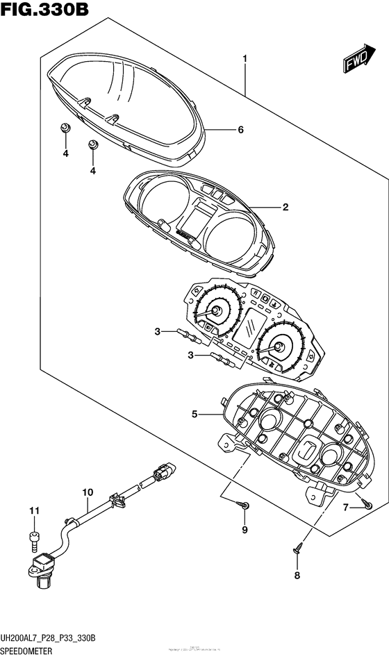 Speedometer (Uh200Al7 P33)