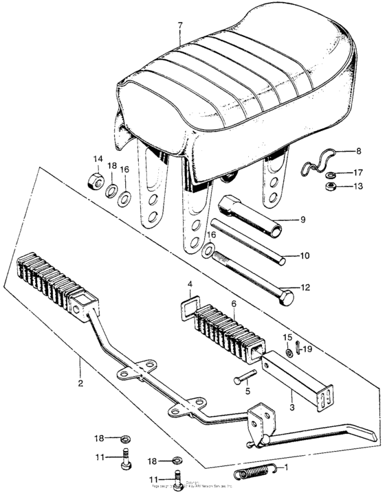 Seat + step bar