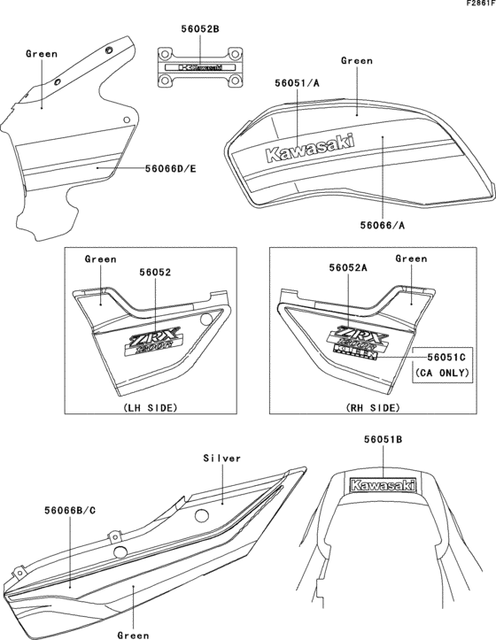 Decals(green)(zr1200-a3)
