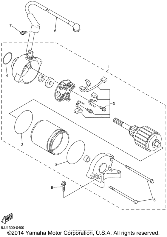 YZF-R1 Стартер