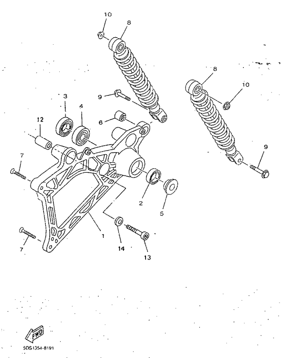 Rear arm. suspension