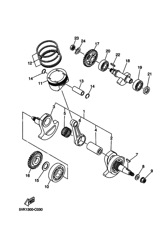 Crankshaft & piston