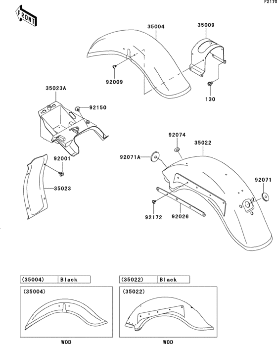 VN800 Fenders(1 / 2)