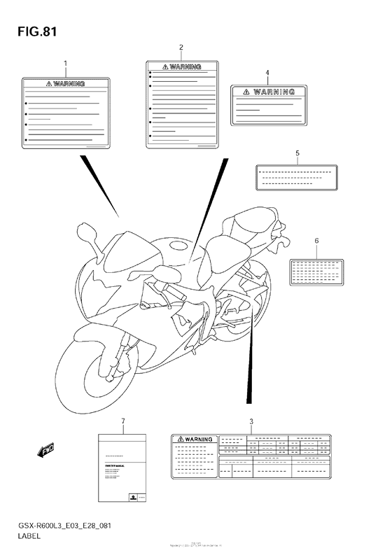 Label (Gsx-R600L3 E03)