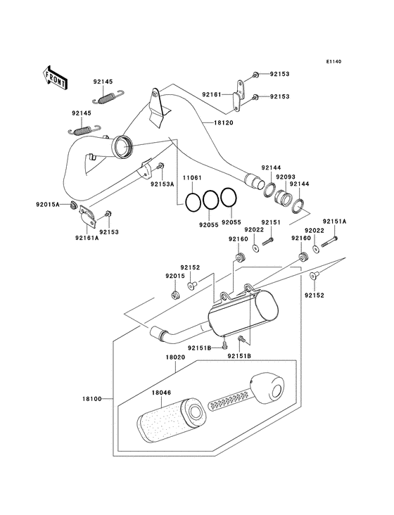 Muffler comp