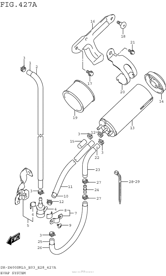 Evap System (Dr-Z400Sml5 E33)