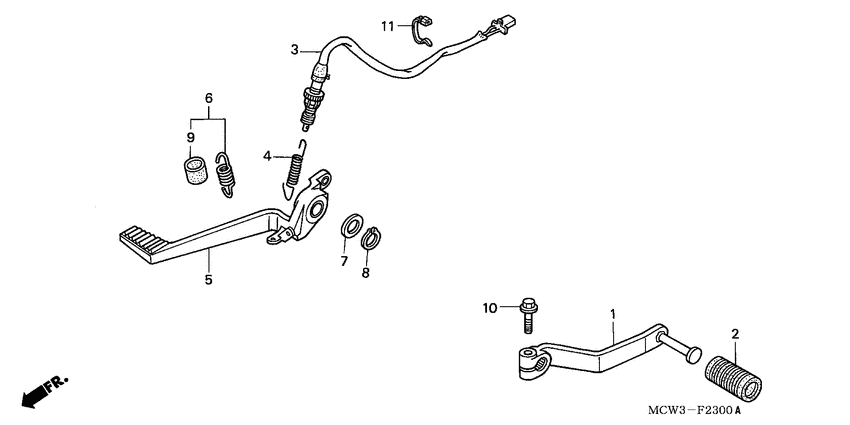 Brake pedal assy