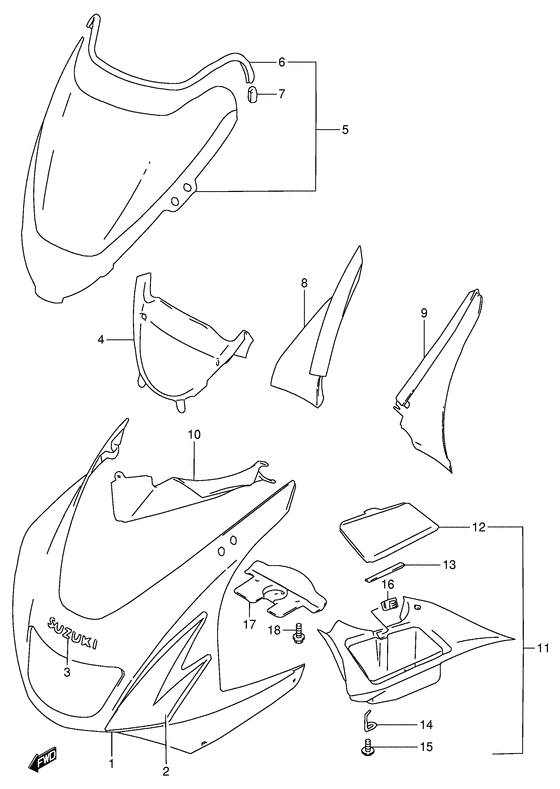 Cowling body