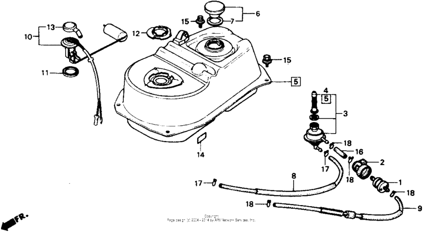 Fuel tank 85