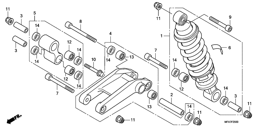 Rear cushion