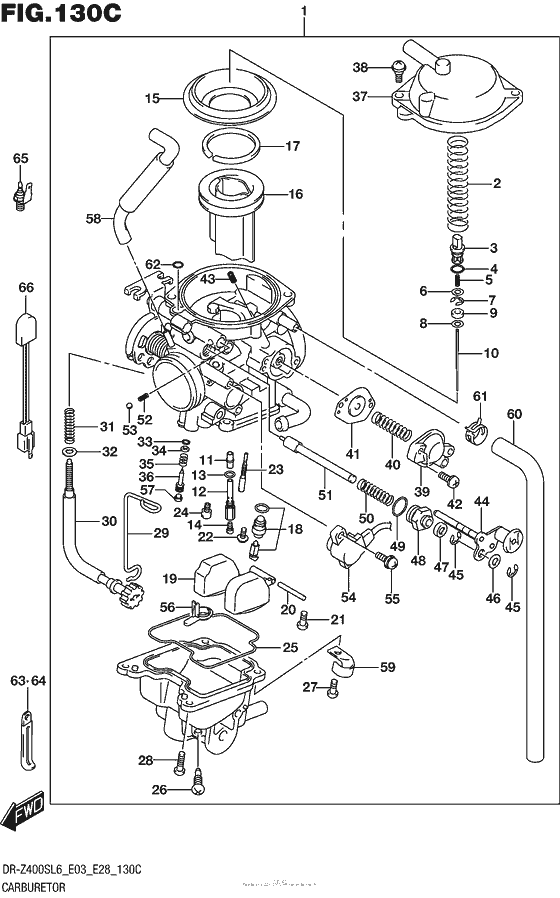 Carburetor (Dr-Z400Sl6 E33)
