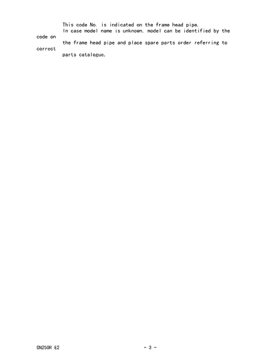 GN250 Catalog preface