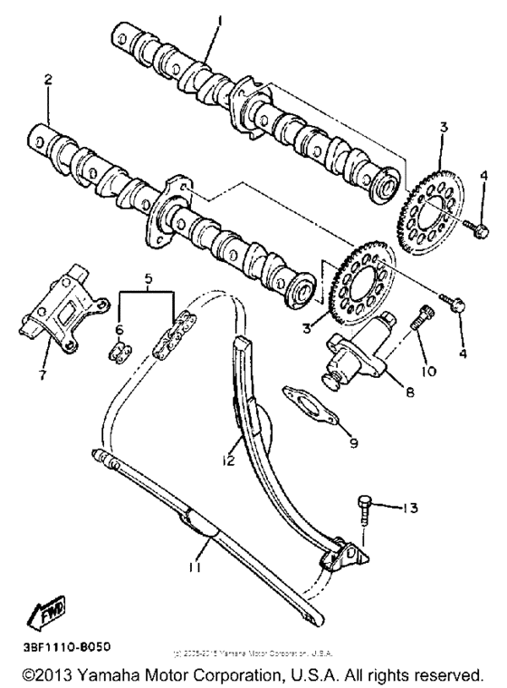 FZR400SUC Camshaft-chain