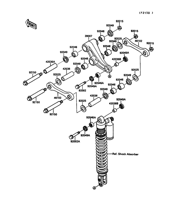 KX125 Подвеска