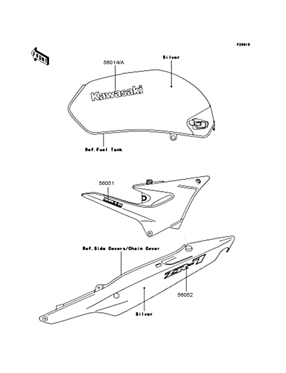 ZR750 Наклейки