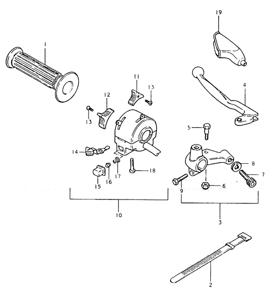 Left handle switch