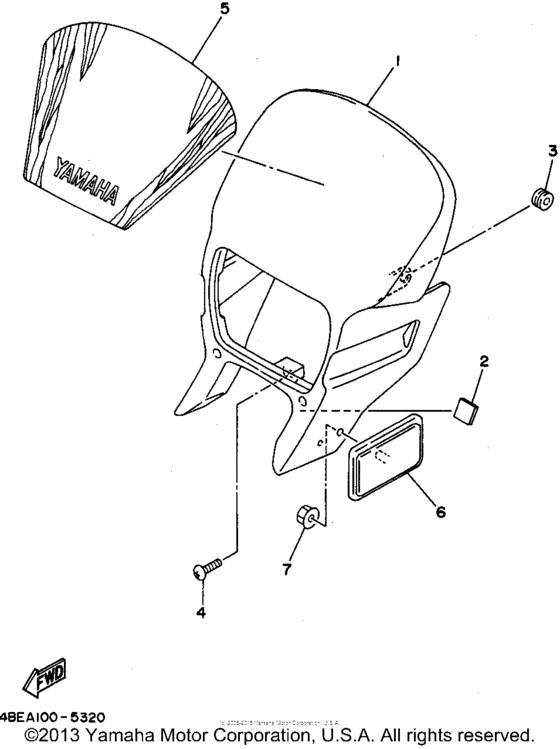XT225G Обтекатели