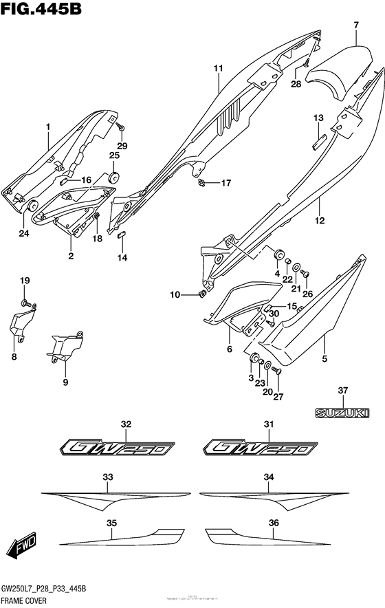 Frame Cover (Gw250Zl7 P28)