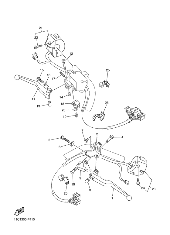 Handle switch & lever