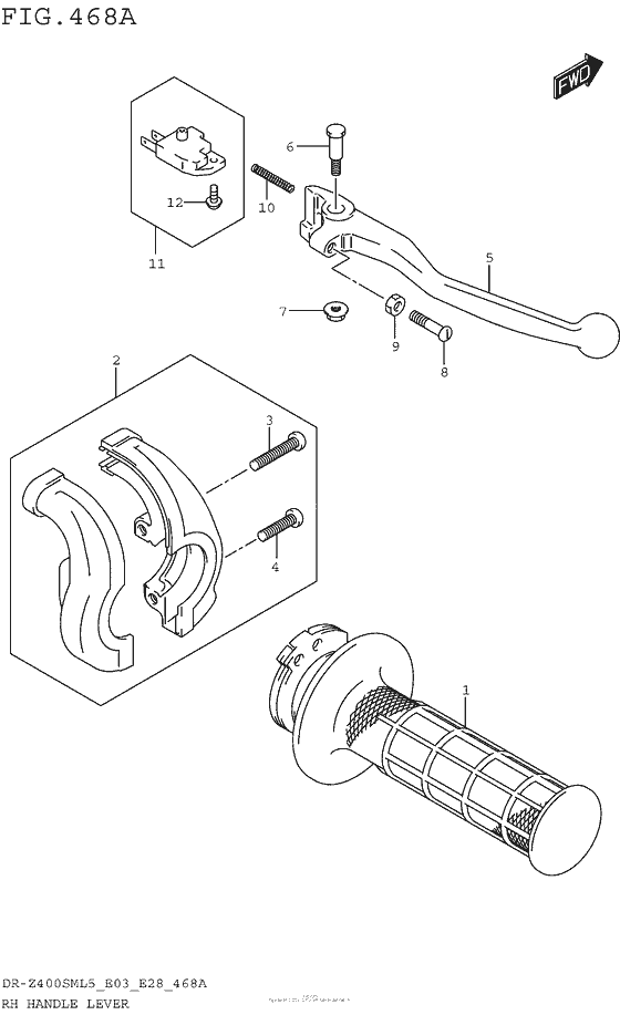 Rh Handle Lever