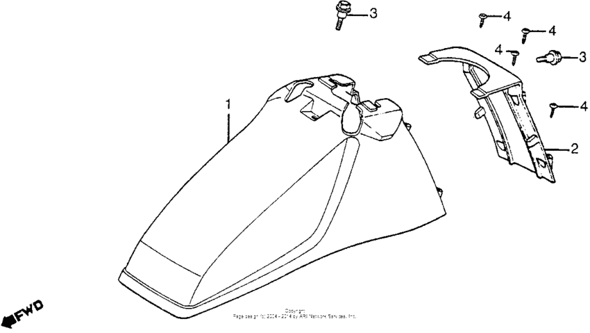 NH80 Переднее крыло