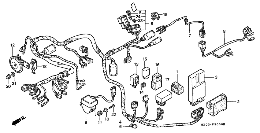 Harness wire