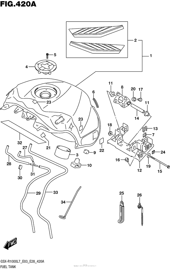 Fuel Tank (Gsx-R1000L7 E03) (Ysf)