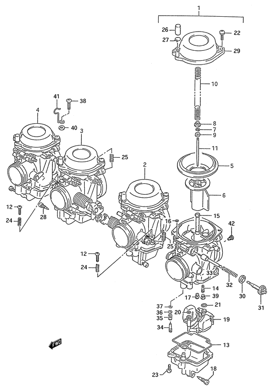 Carburetor assy