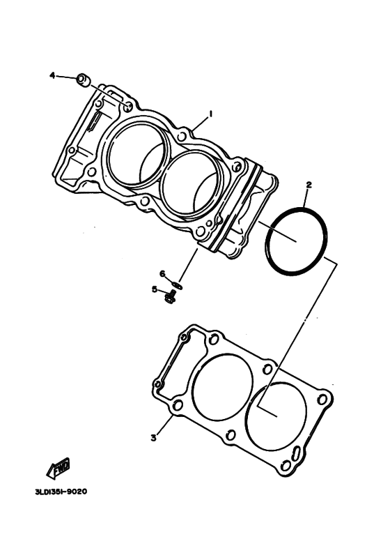 TDM850 Цилиндр