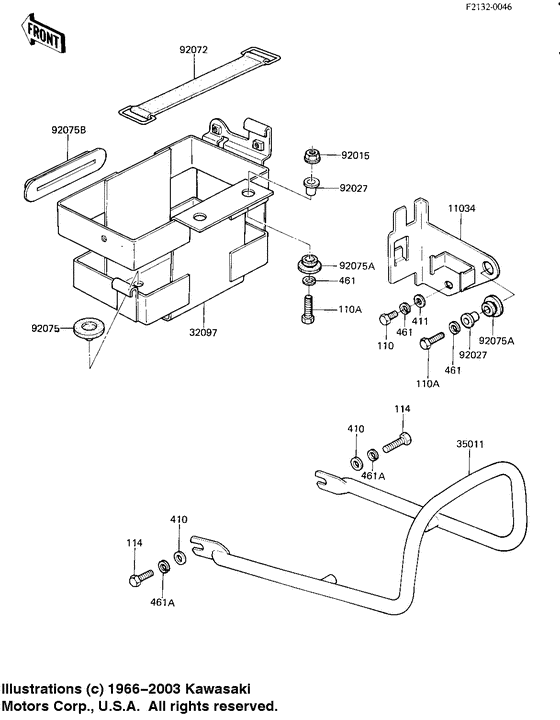 Battery case/electro bracket