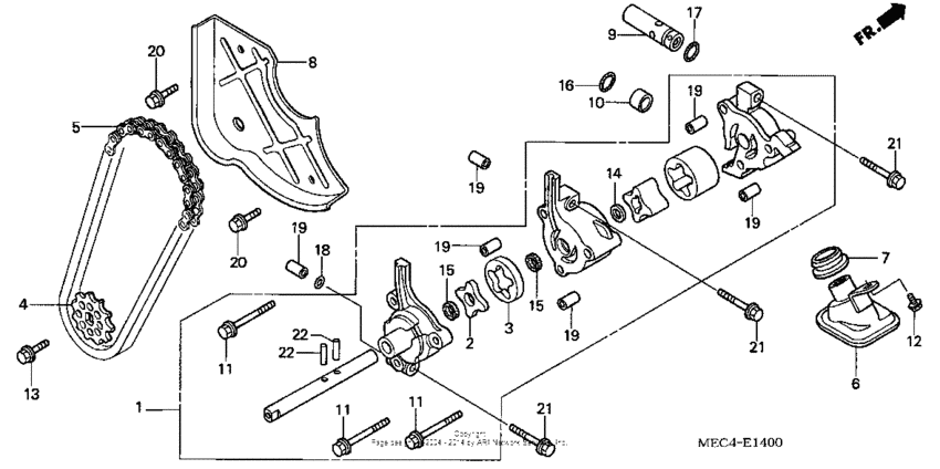 NRX1800D Масляный насос
