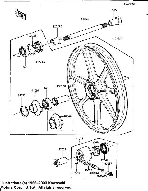Front wheel/hub