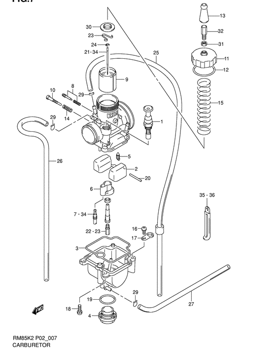 Carburetor assy