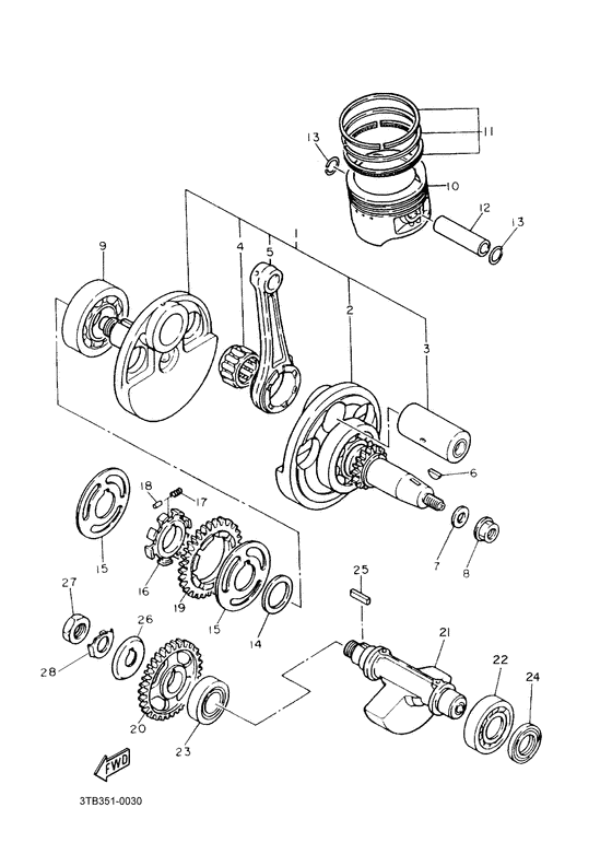 Crankshaft & piston