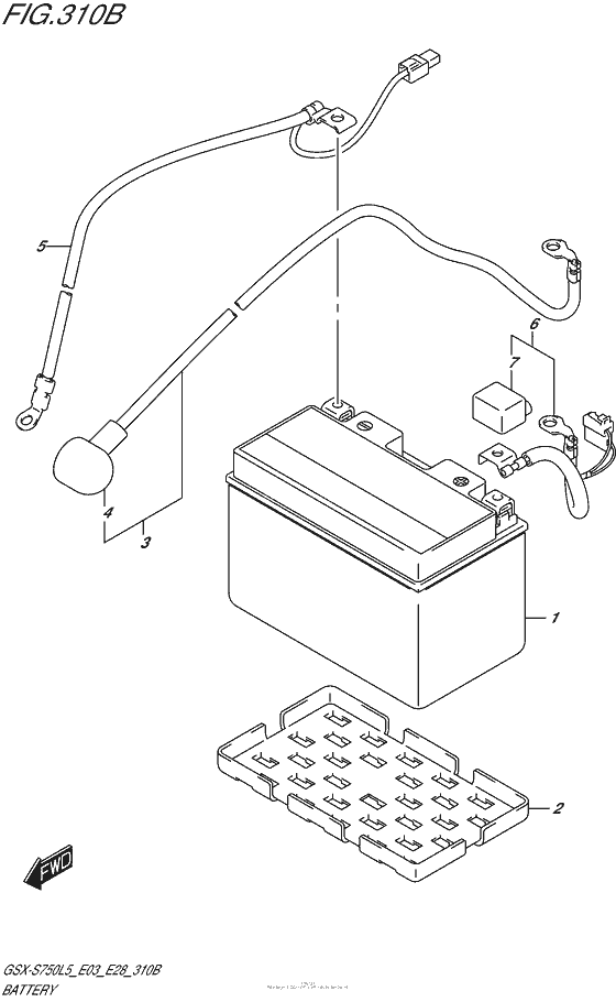 Battery (Gsx-S750Al5 E28)