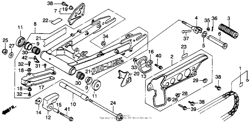 Swingarm 82-83