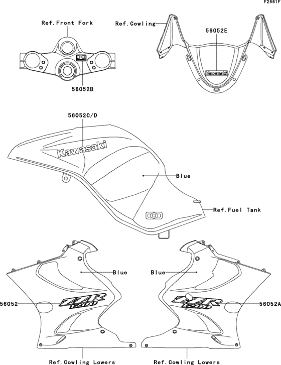 ZX1200 Decals(blue)(c4)